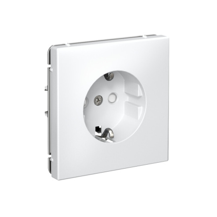 Розетка с заземлением со шторками, 16А, механизм, быстрозажим. Клем Systeme Electric ArtGallery GAL000145S