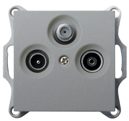 Розетка TV-FM-SAT Jasmart распределительная S коннектор G6207S