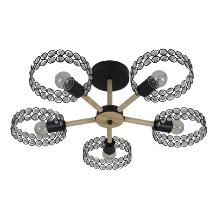 Люстра на штанге Escada Banjo 679/5P Black