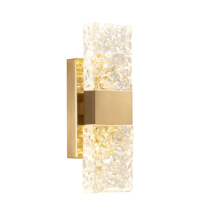 Настенный светильник DeLight Collection Wall lamp 88068W gold/clear