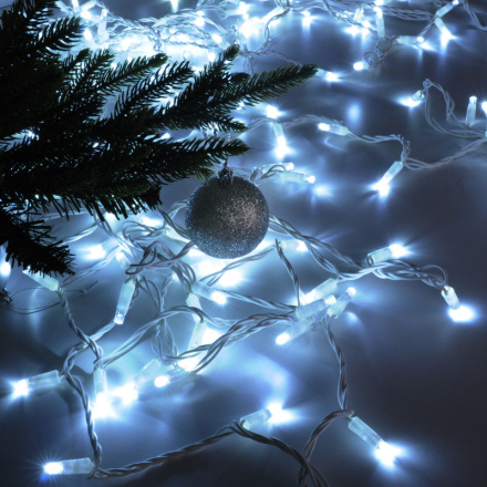 Светодиодная нить Eurosvet 400-102 400-102 белый с эффектом мерцания 20м IP65