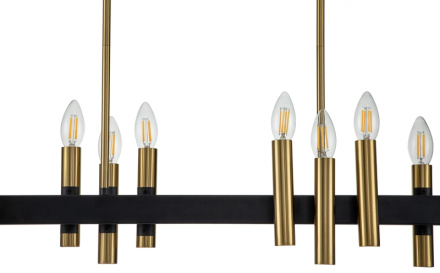 Люстра на штанге Indigo Cero 13009/16RL Black V000209