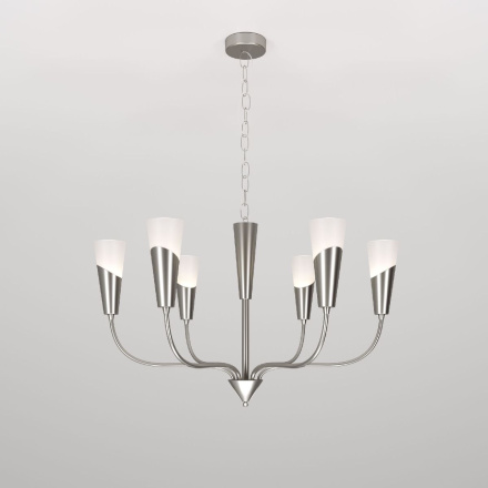Подвесная люстра Eurosvet 60167/6 никель a068284