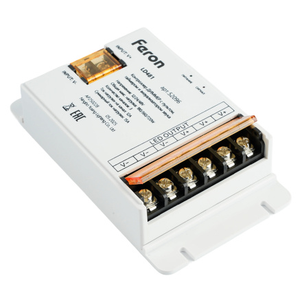 Контроллер диммер с пультом, таймером и визуализатором звука Feron LD481 12-24-48V 52096
