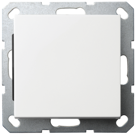 Звонковый механизм Jasmart в комплекте с накладкой 10A 250V белый глянцевый G3010W