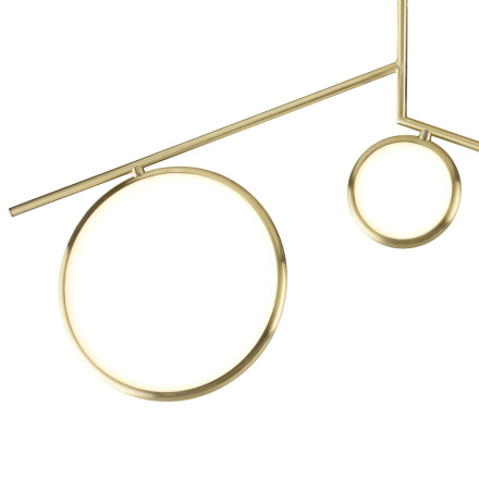 Подвесная светодиодная люстра Mantra Olimpia Oro 6580