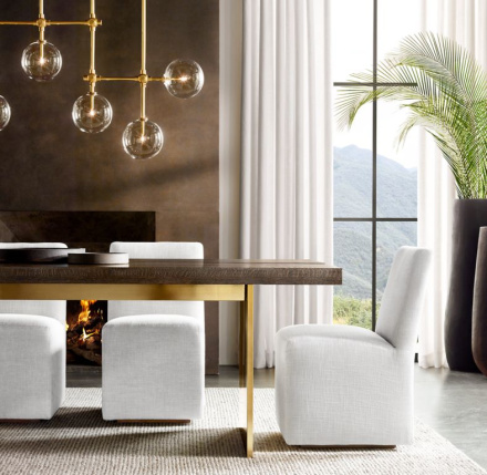 Потолочный светильник Delight Collection Globe Mobile KG0835P-7A brass