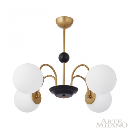 Люстра на штанге Arte Milano Napoli 312066/D700/4 BS/BK