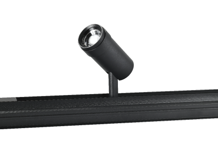 Трековый магнитный светильник iLedex Vision ZOOM 4822-020-D47-10W-10/60DG-3000K-BK