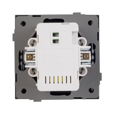 Механизм USB розетки Arlight SCT-TENDO-MUAC-SFPL-BK (5V, 3A, QC3) 054536