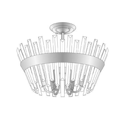 Люстра на штанге Citilux Вестерос CL307160