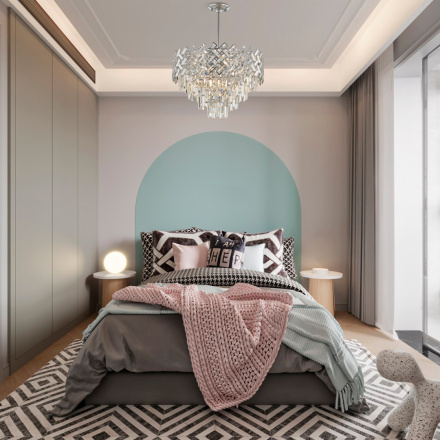 Люстра на штанге Arte Milano Sorrento 378019/9/300/570 CR