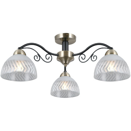 Потолочная люстра Illumico IL0435-3CSQ-24 BK AB SPICA