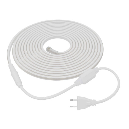 Комплект светодиодной ленты (сетевой шнур, заглушка, крепеж) Apeyron 230В COB 11Вт/м голубой 5м IP65 10-107
