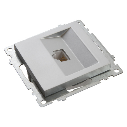 Розетка компьютерная 1-местная Stekker Катрин 39585