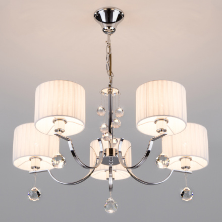 Подвесная люстра Eurosvet Napoli 60095/5 хром