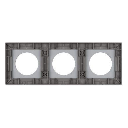 Рамка стеклянная на 3 поста Arlight FRM-GLARE-GC-3-GR 043840