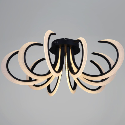 Потолочная люстра Reluce 74390-0.3-5+5 black