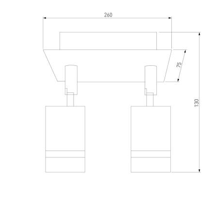 Спот Eurosvet Stalk 20064/2 LED хром