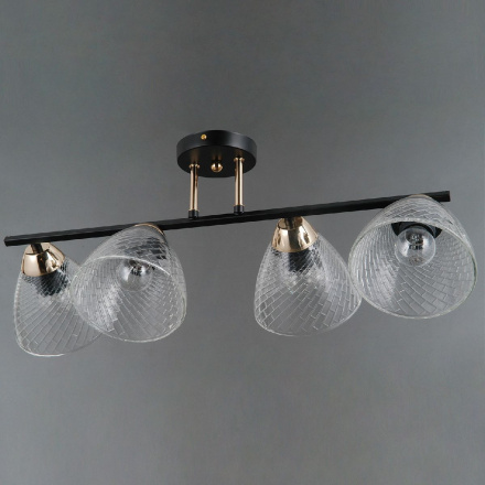 Потолочная люстра Illumico IL0739-4CSQ-24 BK FGD ARIES