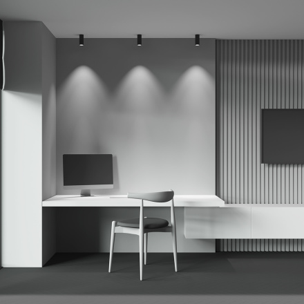 Накладной светильник Maytoni Focus LED C056CL-L12B3K-W-B