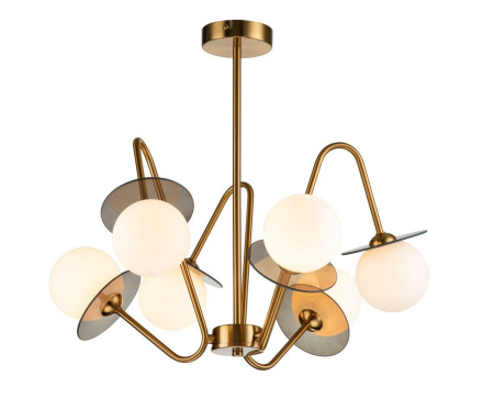 Люстра на штанге Indigo Jazz 11020/6R Brass V000165