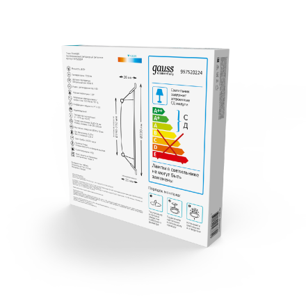 Встраиваемый светильник Gauss Elementary Downlight 997520224