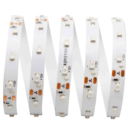 Светодиодная лента Apeyron 12В СТ 4,8Вт/м smd3528, 60д/м IP67 (НАНО) 5м синяя 00-84