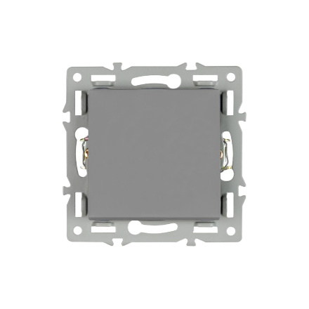 Механизм выключателя одноклавишный непроходной Arlight SWT-MK01-PL-GR (250V, 16A) 043712