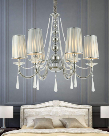 Подвесная люстра Lumina Deco Fabione LDP 1200-6 CHR