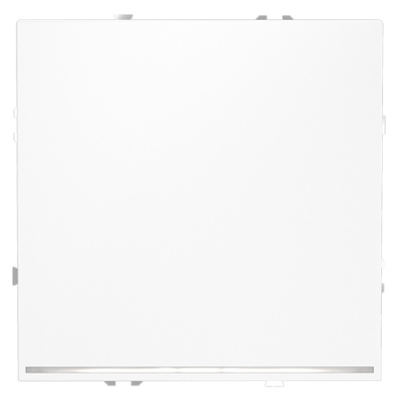 Выключатель одноклавишный с подсветкой Voltum S70 VLS010202 (белый матовый)