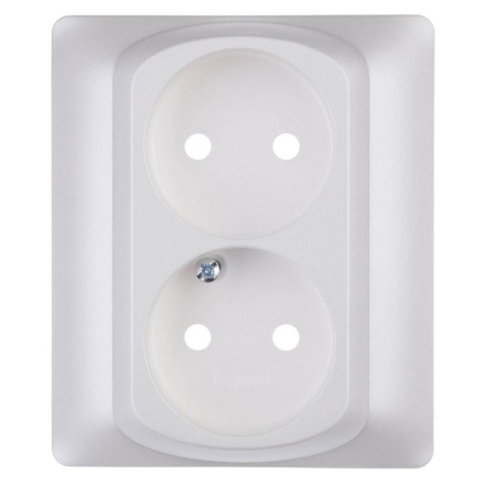 Лицевая панель Legrand Galea Life розетки 2х2К перламутр 771532