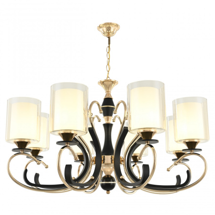 Подвесная люстра Arte Milano Florentia 302237/8 Bk/Gd