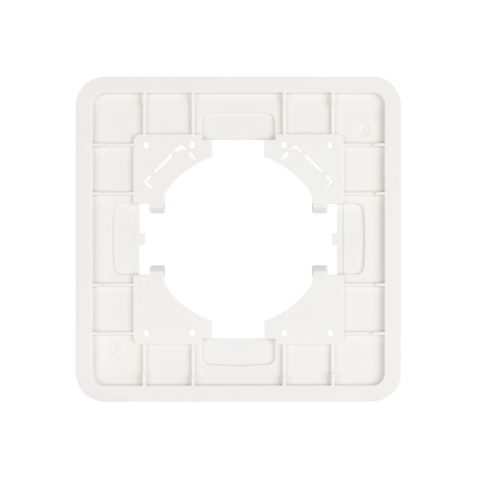 Рамка стеклянная на 1 пост Arlight FRM-OMALI-SFGS-1-WH 049675