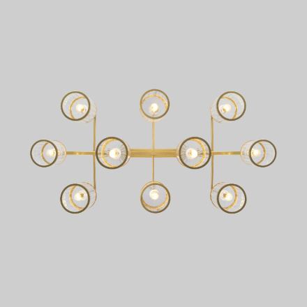 Потолочная люстра Eurosvet Inari 60144/10 золото a061944