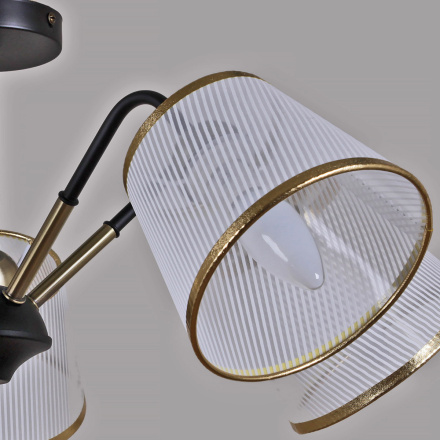 Люстра на штанге Illumico IL0344-5CSQ-79 BK AB