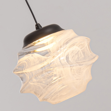 Подвесной светильник Delight Collection MD25030003-1A matt black/clear