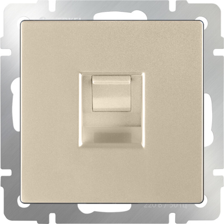 Розетка Werkel Ethernet RJ-45 шампань W1181011 4690389157479