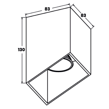 Потолочный светильник Zumaline QUBY ACGU10-131