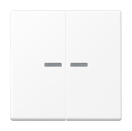 Клавиша 2-ная с двумя линзами Jung A500 A595KO5WWM