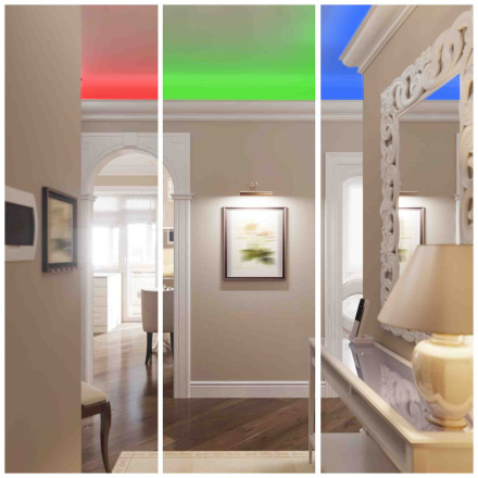 Светодиодная лента Apeyron 12В ЭКО 7,2Вт/м smd5050 30д/м IP20 5м RGB LSE-159