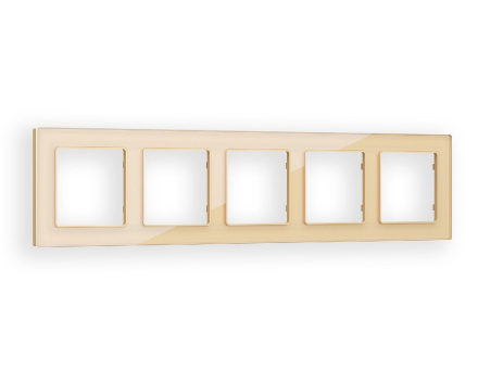 Рамка пятиместная Ambrella Volt Platos AF330605