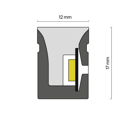 Гибкий неон Maytoni Led Strip 24В 17,8Вт/м RGB SPI IP67 5м 432052