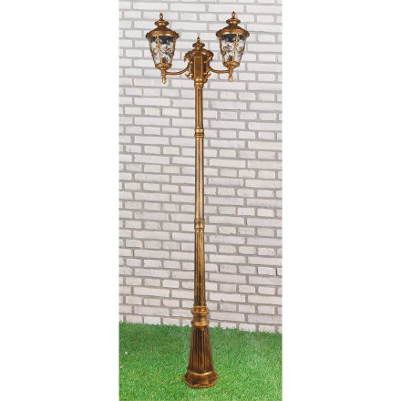 Садово-парковый светильник Elektrostandard Diadema F/3 GLYF-8046F/3 черное золото 4690389056949