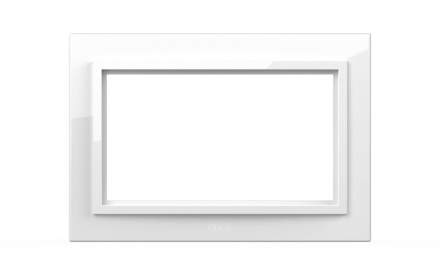 Рамка для двухместной розетки с заземлением ELBI Vega 510-015600-907