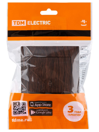 Выключатель одноклавишный на 2 направления Лама TDM Electric SQ1815-0406