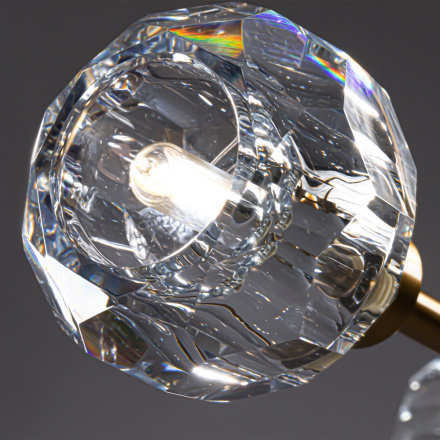 Люстра на штанге Freya Grace FR5114PL-09BZ