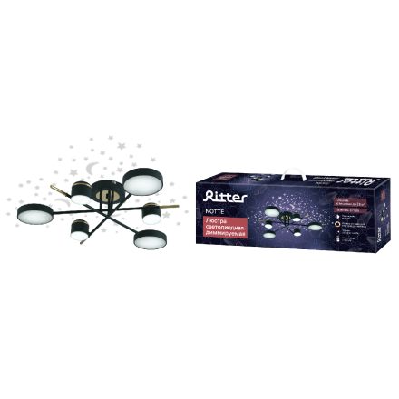 Потолочная люстра Ritter Notte 51631 0