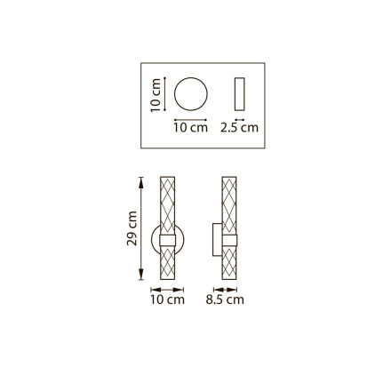Бра Lightstar Acrile 737652