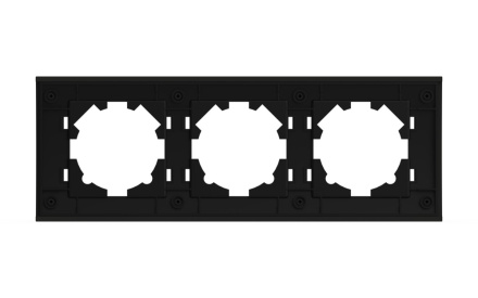 Рамка трехместная ELBI Zena Platin 500-073700-227